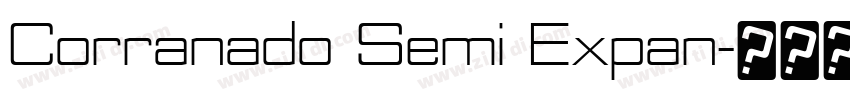 Corranado Semi Expan字体转换 Corranado Semi Expan字体转换